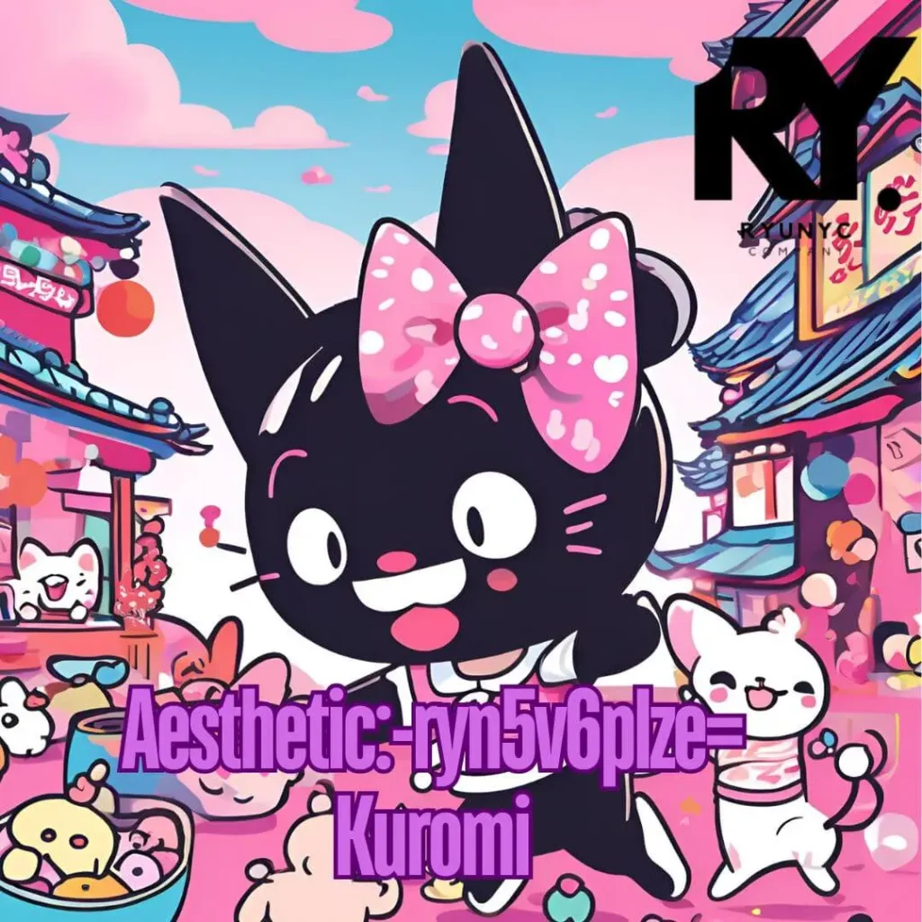 Aesthetic:-ryn5v6plze= Kuromi