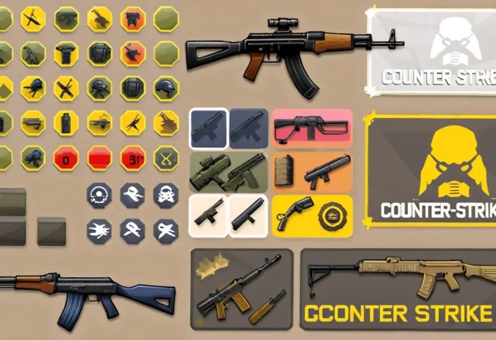 Counter-Strike 1.6 (2003) Game Icons Banners