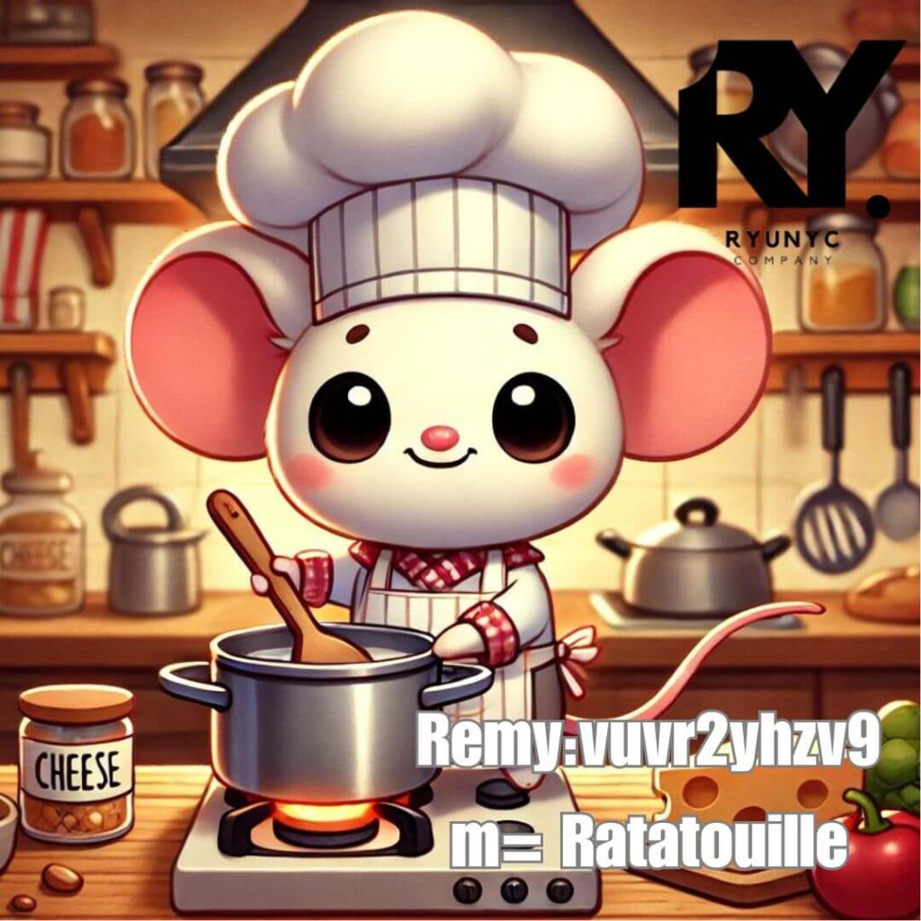 Remy:vuvr2yhzv9m= Ratatouille