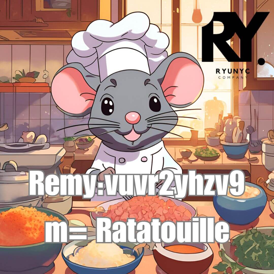 Remy:vuvr2yhzv9m= Ratatouille