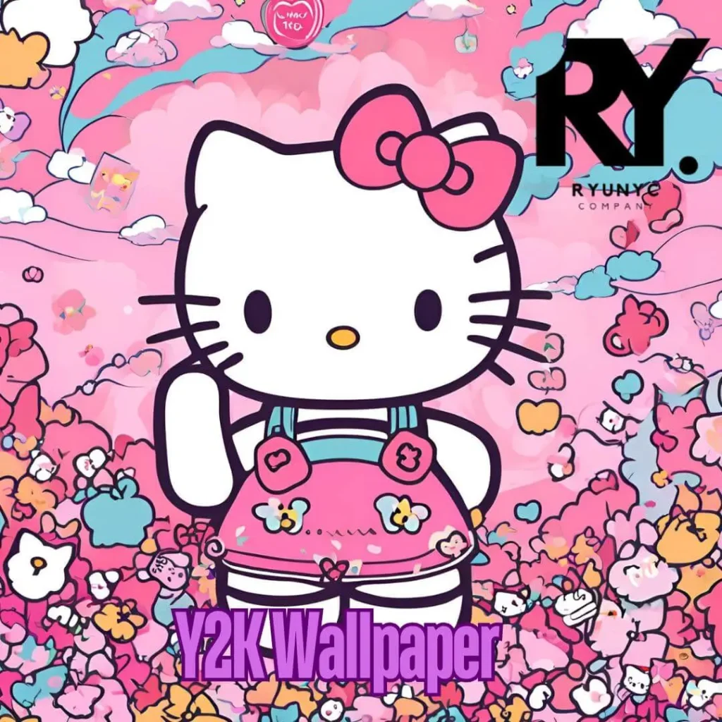 Hello Kitty Y2K wallpaper